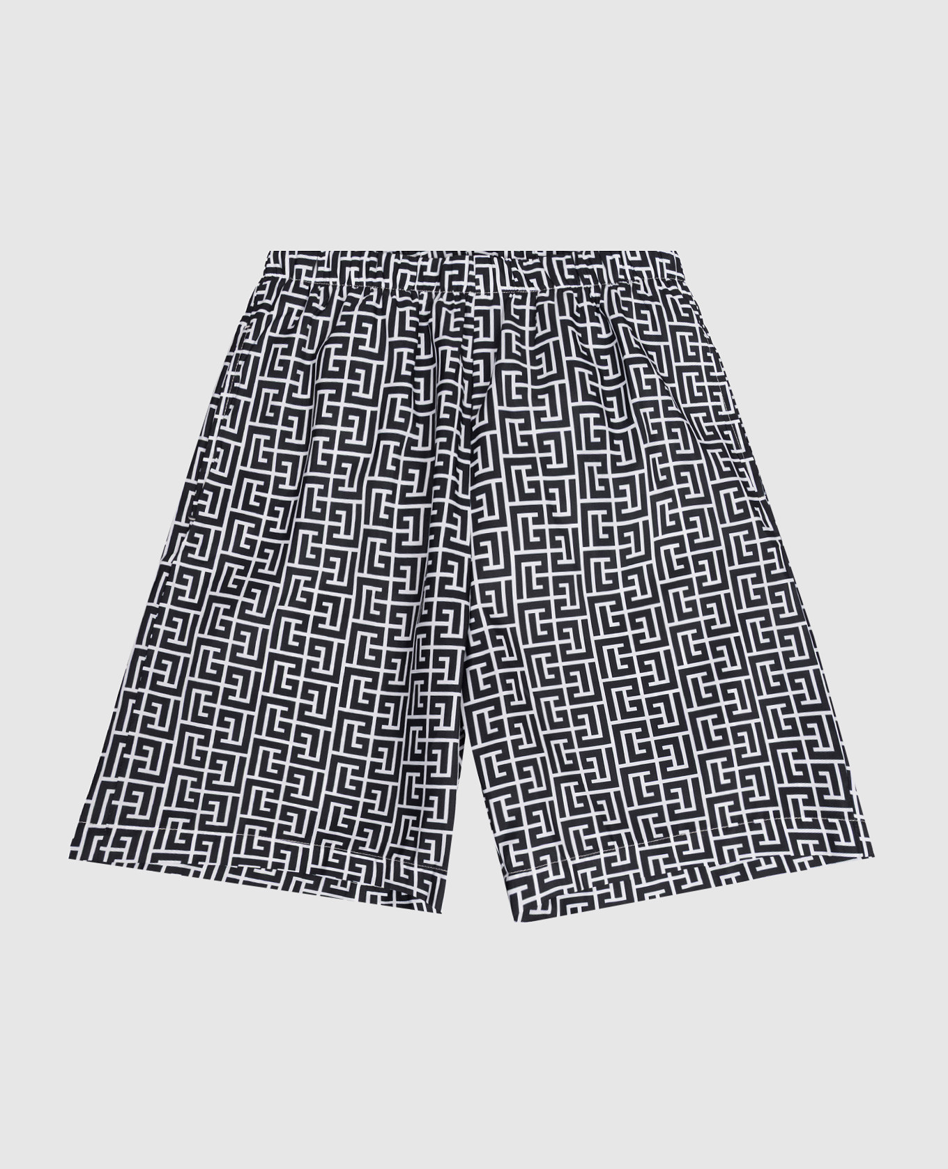 

Children's black swim shorts with branded print Balmain