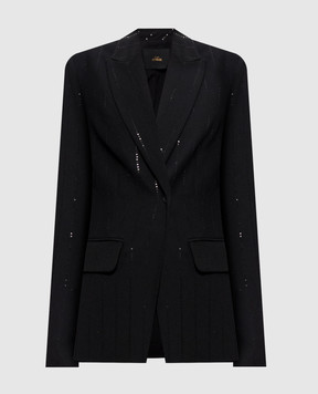 Twinset Black jacket with sequins 262AT2040