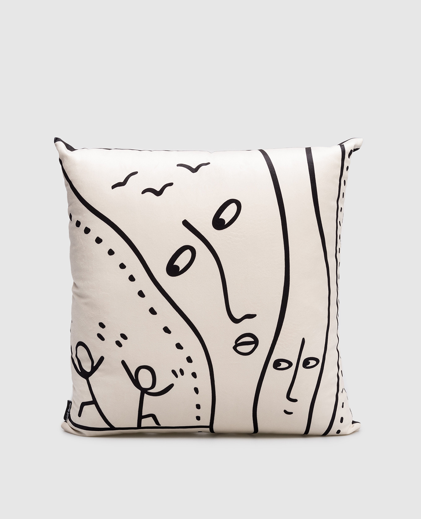 

Decorative pillow Silent Shadows Qeeboo, White