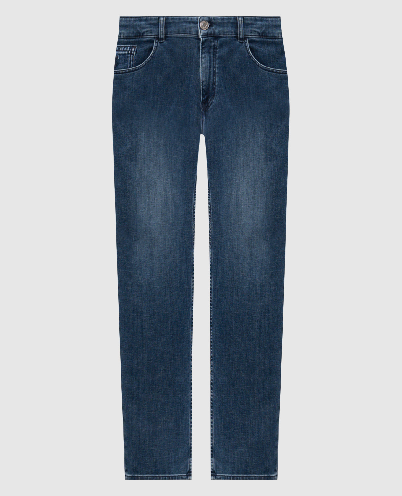 Blue jeans with a worn effect Trussardi