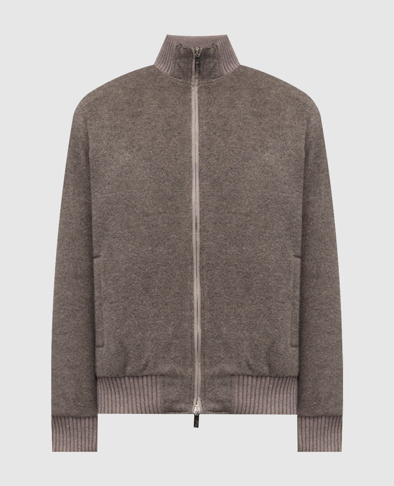 

Brown alpaca wool jacket CAPOBIANCO