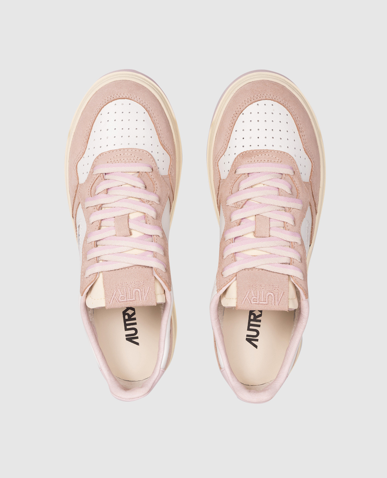 

Medalist white leather sneakers AUTRY