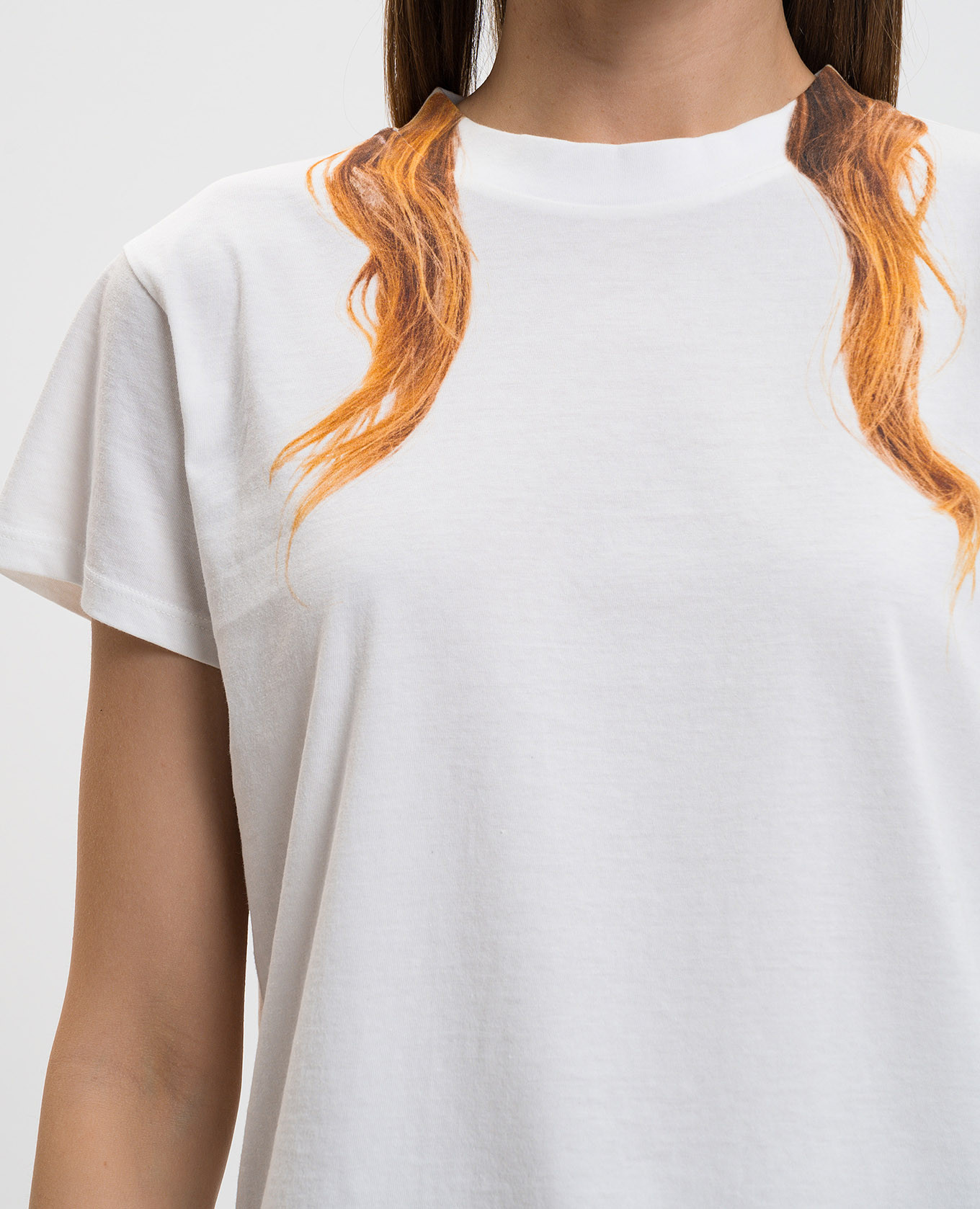 White T-shirt with print Maison Margiela MM6 5