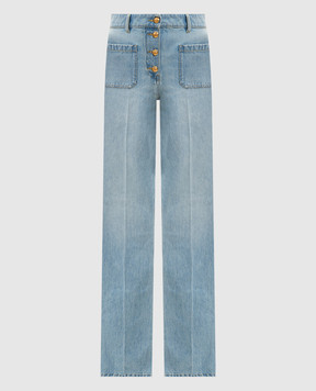 Valentino Blue jeans with logo patch 8B0DD23LA92