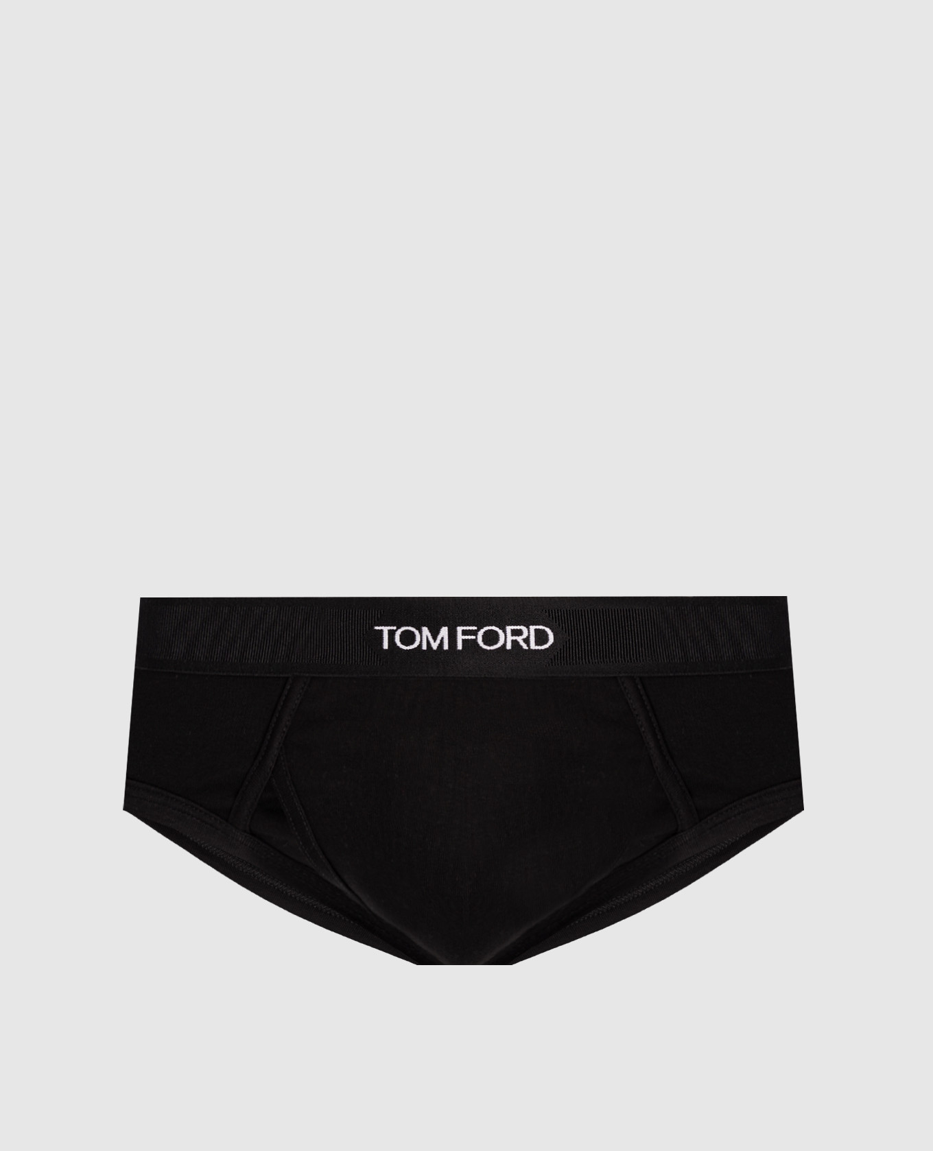 

Black briefs with contrast logo pattern Tom Ford