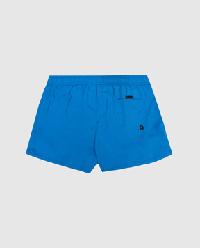 Diesel Kids' blue swim shorts with logo J02701KXBPB