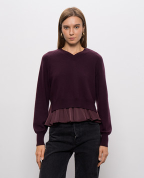 3.1 Phillip Lim Purple double-layered pullover F26170647UMC