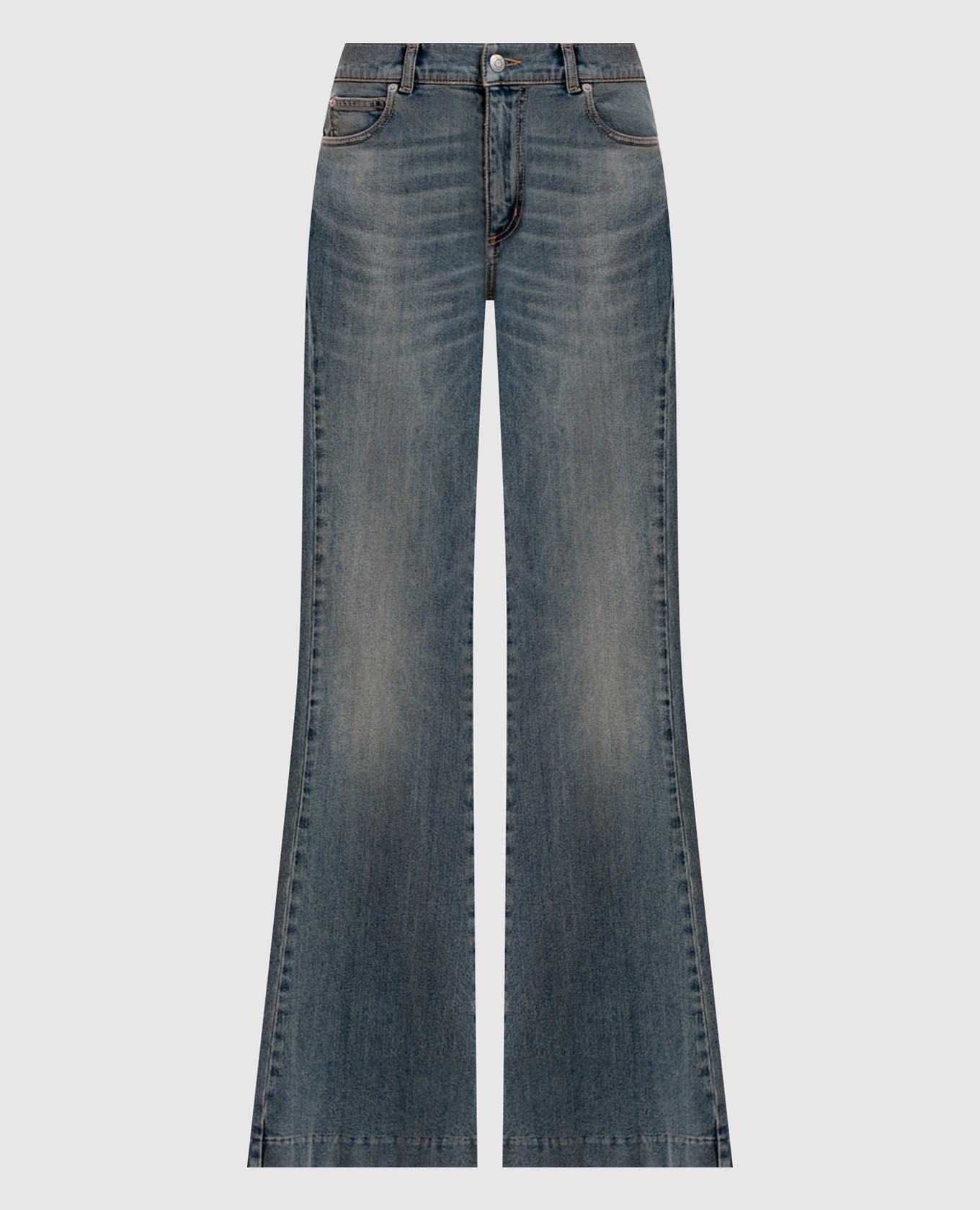 Blue flared jeans Alexander McQueen