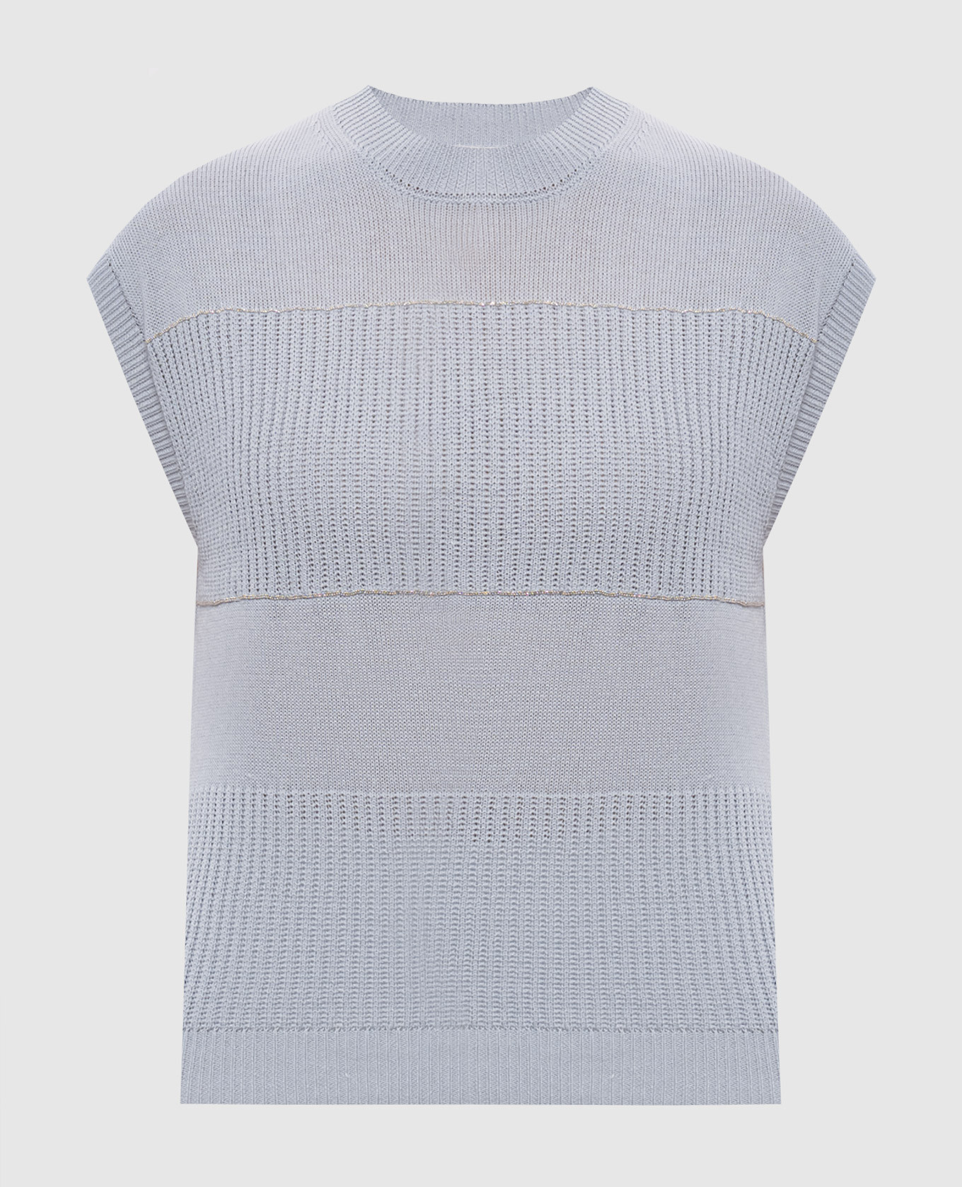 

Gray top with linen Peserico, Grey