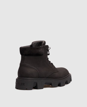 Moncler Black Peak City Nubuck Boots L209A4F00070M6882