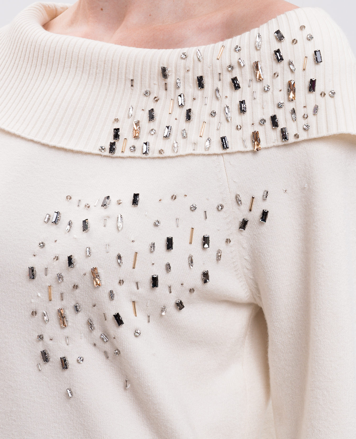 Ivory jumper with applique Twinset 5