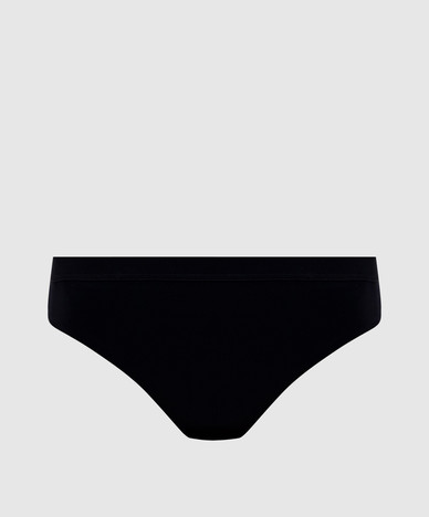 Zwarte bikinibroek met logo