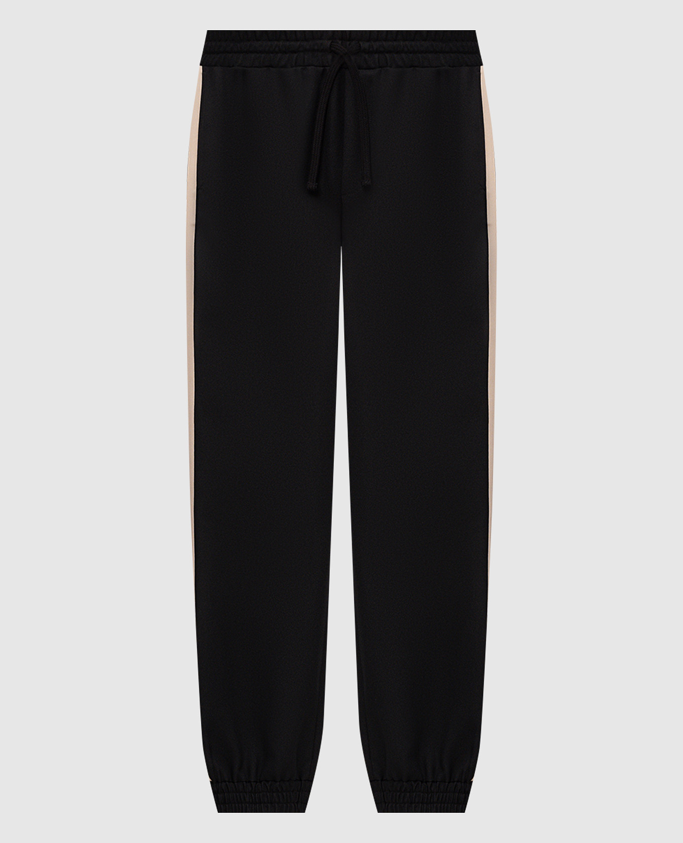 Zwarte joggingbroek met strepen