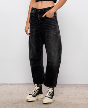 R13 Black jeans with a worn effect R13WD271D503A