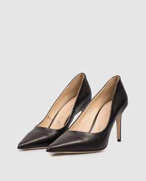Babe Pay Pls Black leather shoes 201801KO
