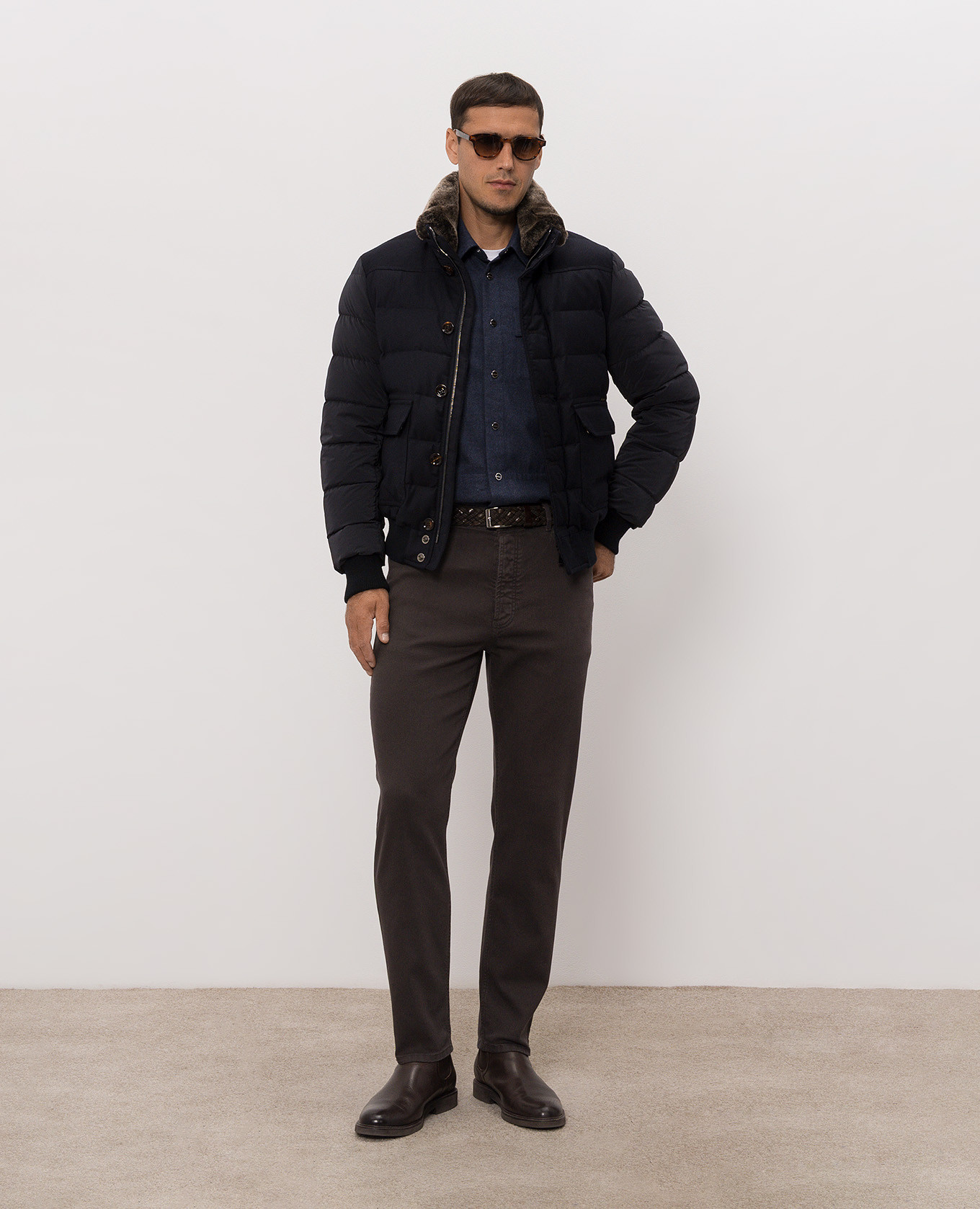 Blue shirt Kiton 2