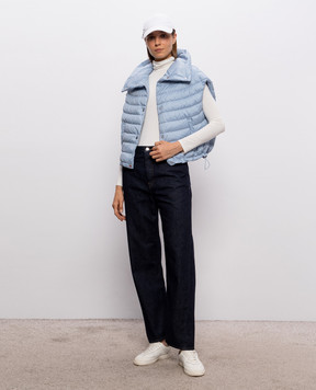 Herno Blue quilted down vest PI00184DR12915