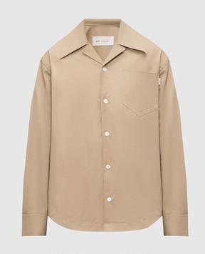 Ami Paris Beige shirt USH810CO0214