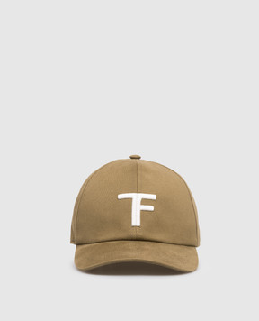 Tom Ford Khaki cap with monogram MH005TCN061G