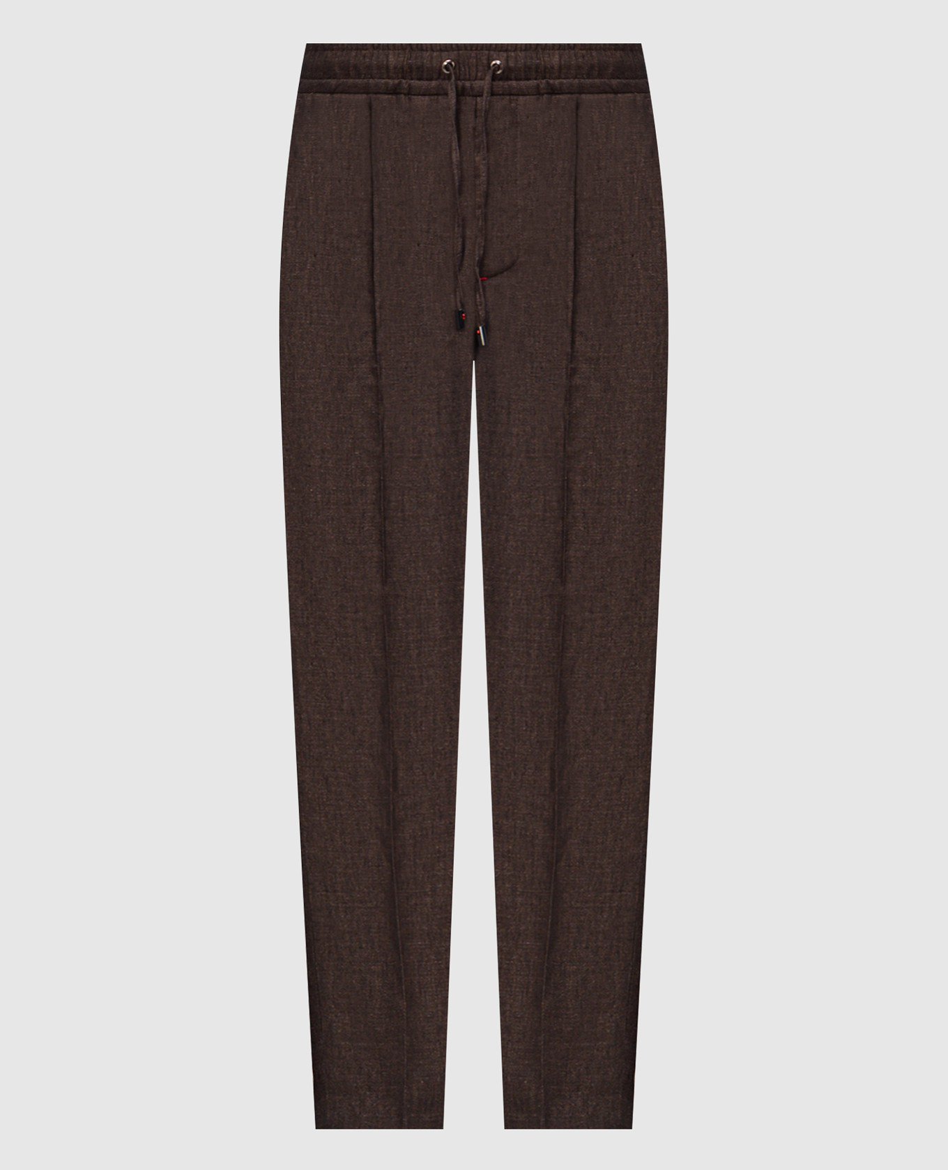 

Brown linen pants ISAIA