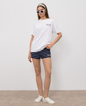 Sporty & Rich White T-shirt Promo TO119710431WH01