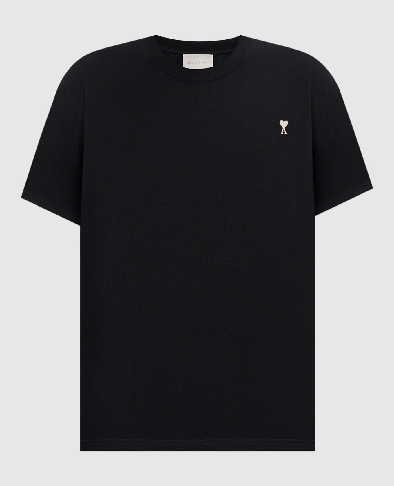 Black T-shirt with embroidery