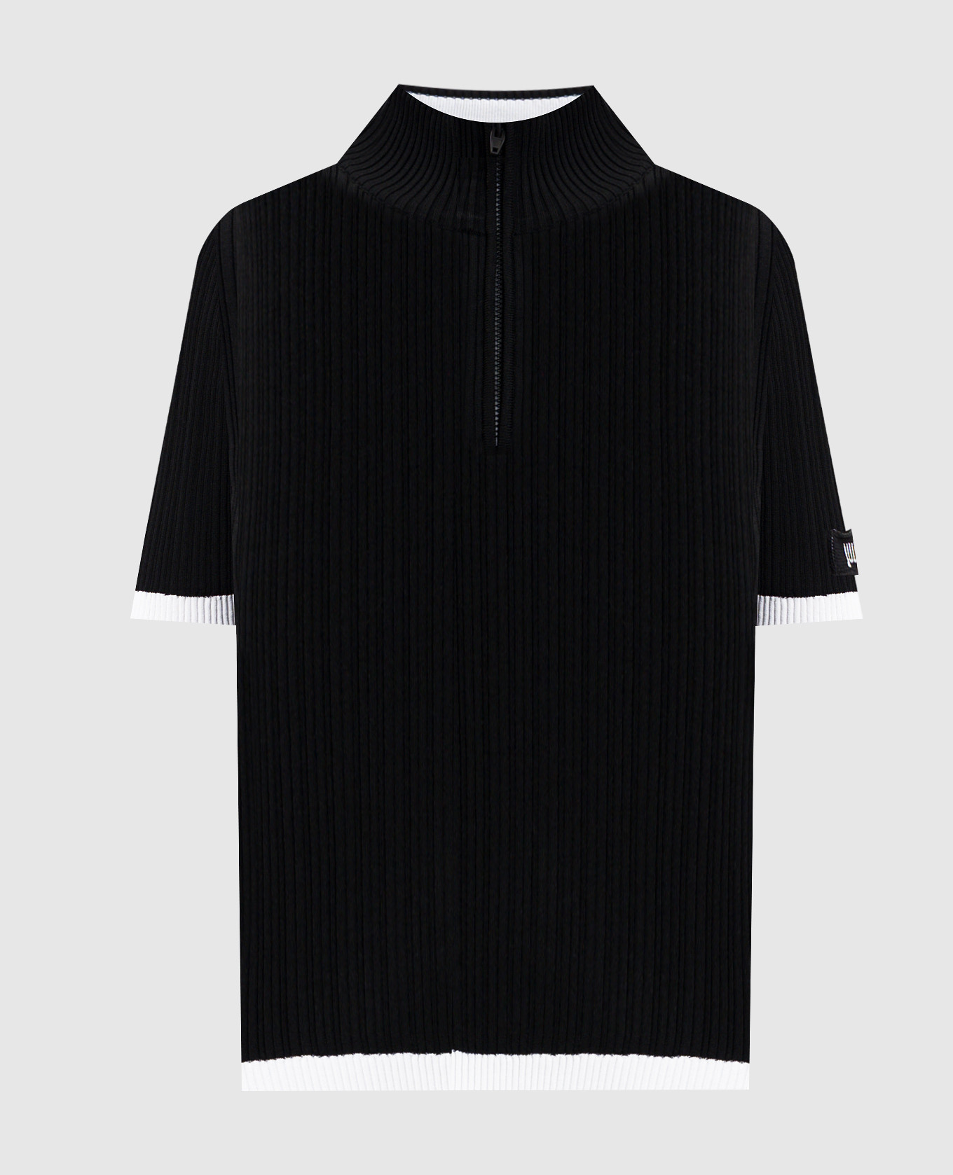 Black top with logo patch Juun.j