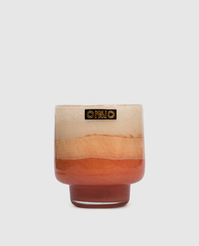 Onno Art Gigi S candle with Precious Oud scent in a glass candle holder ON800PO