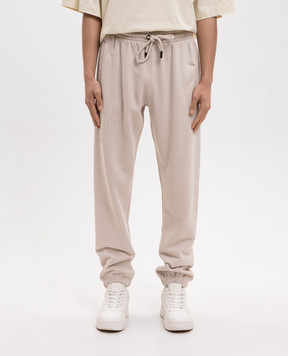 Off-White Double Arrow beige joggers 44MCH057S26F002