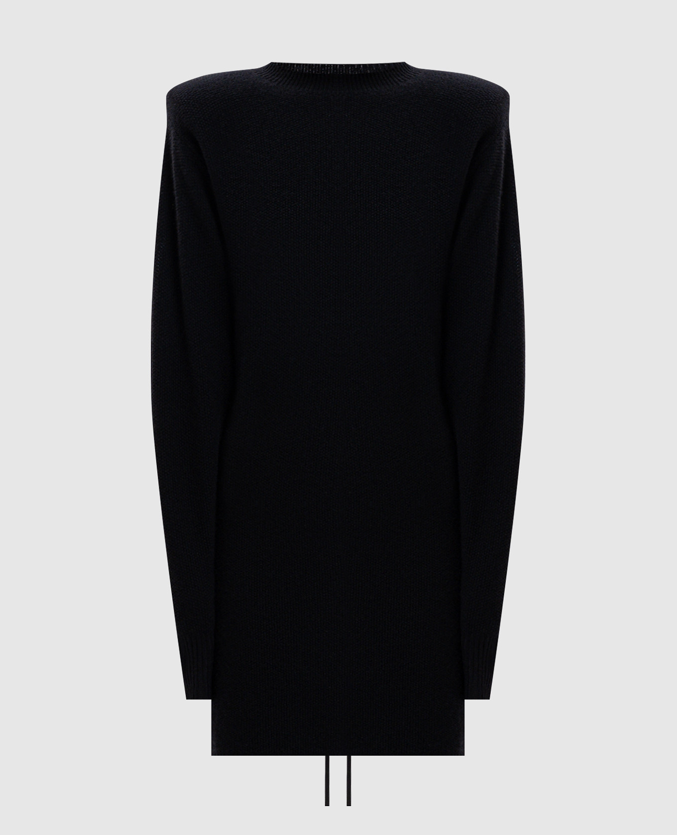 Black cashmere dress with lace Jacob Lee