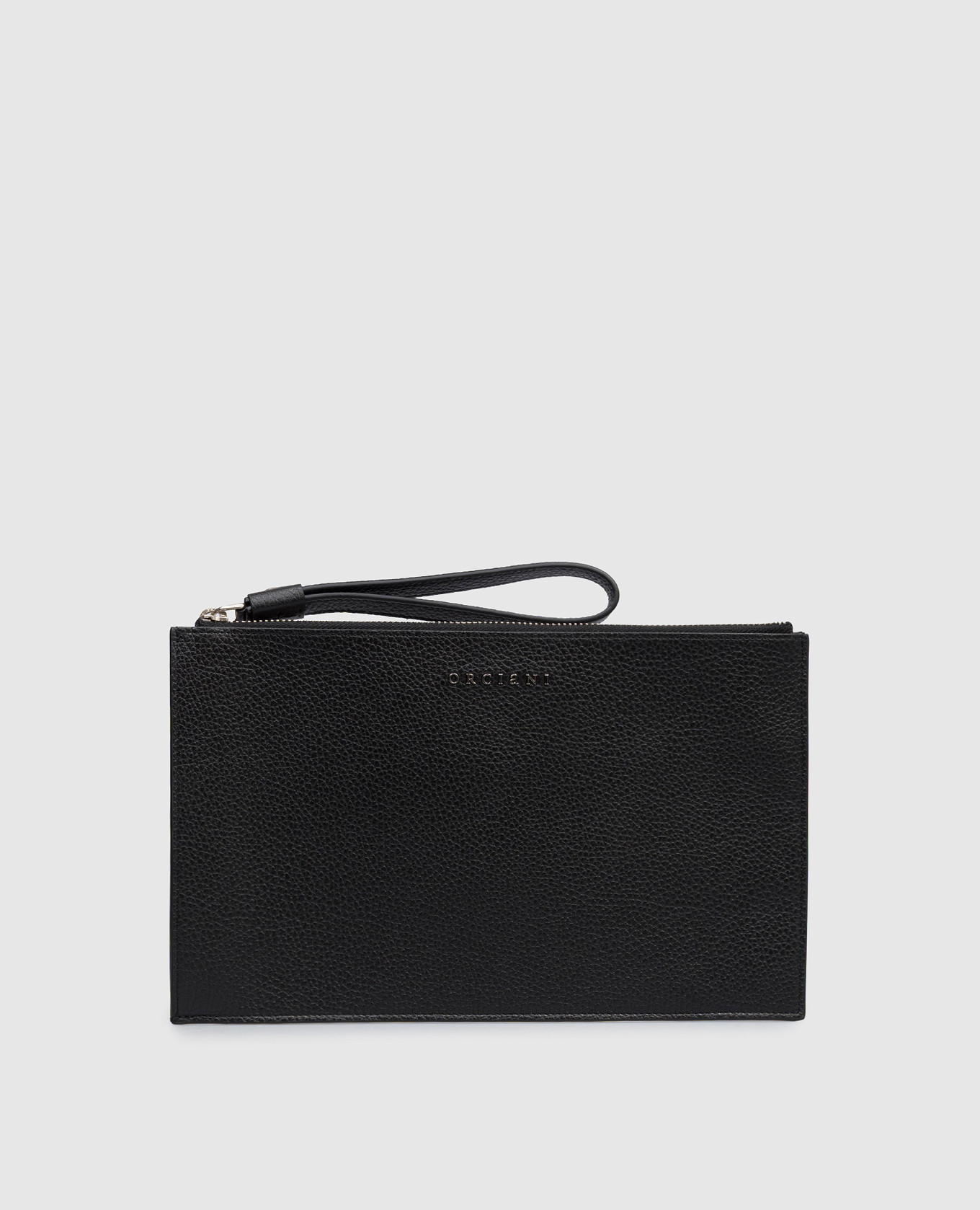 

Black leather Micron Orciani