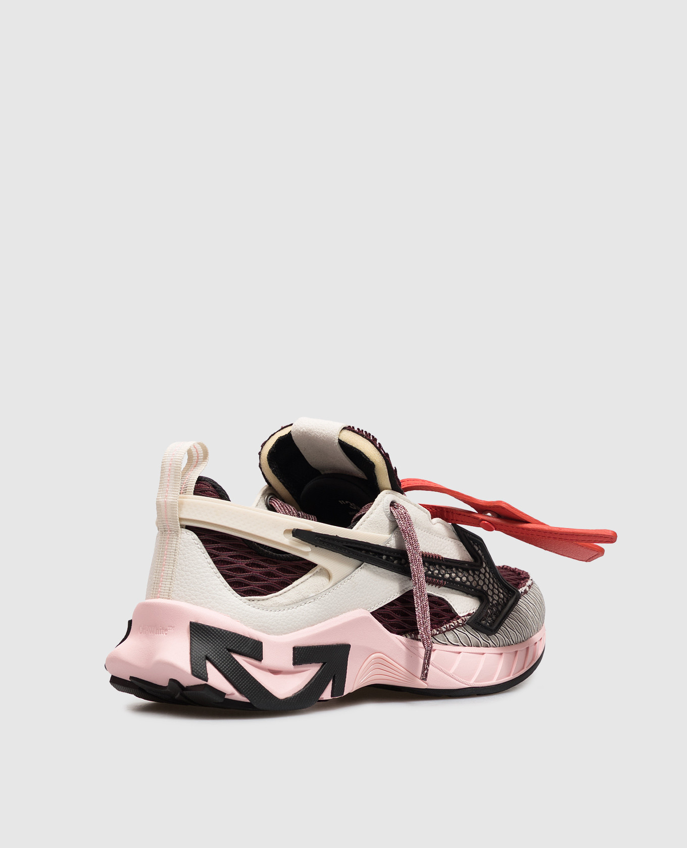 Burgundy Space Memo sneakers Off-White 3