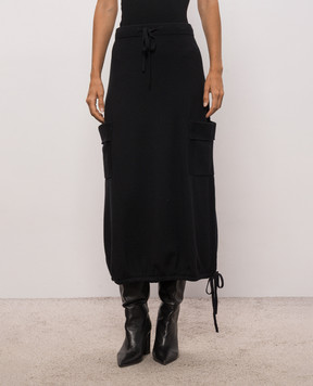 Twinset Black skirt 262LI3NDD