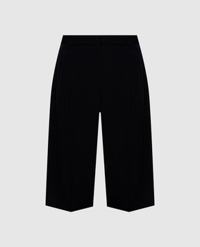 The Row Fadel black wool bermuda shorts 11029W4467