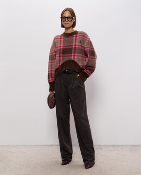The Attico Checked wool sweater 261WCK00136KMX004JQ