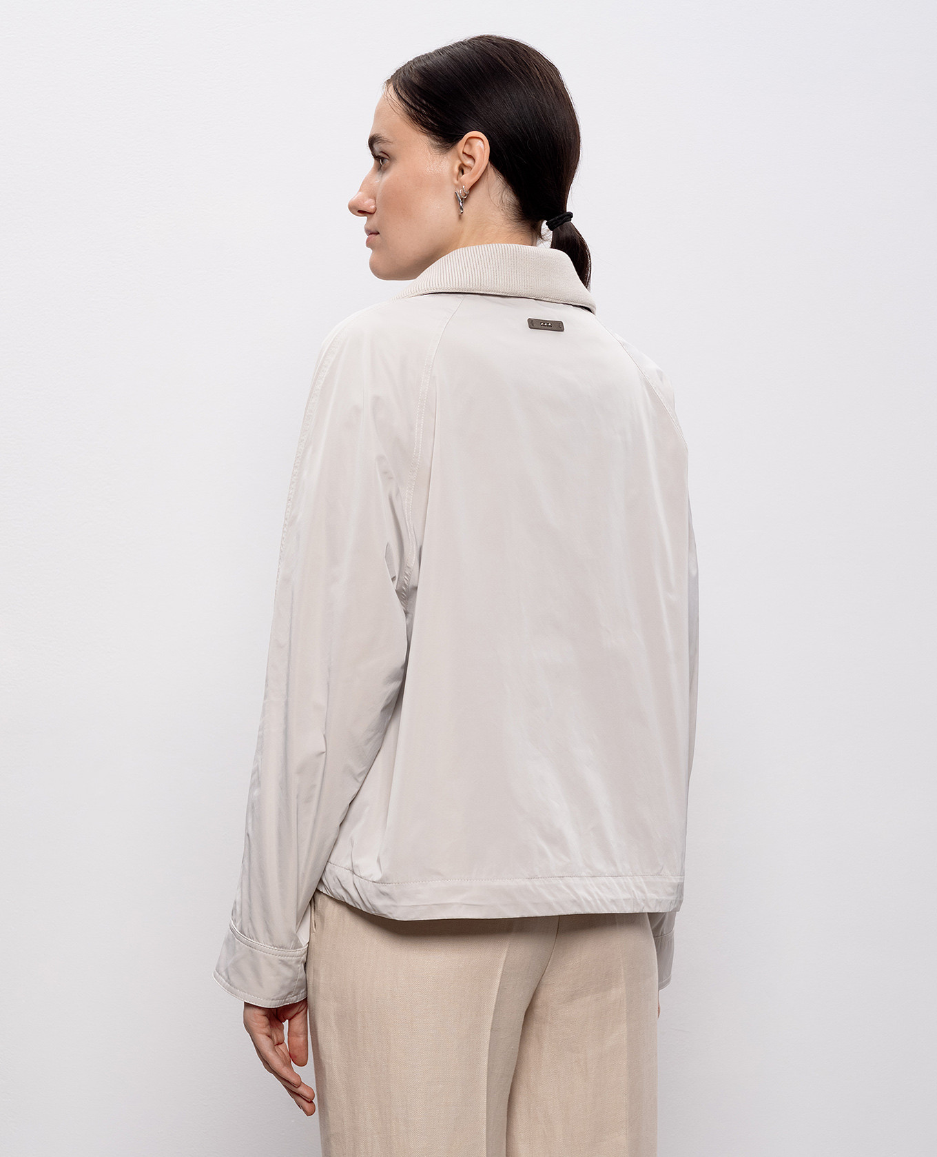 

Gray jacket with monil chain Peserico, Grey