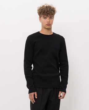 Maison Margiela MM6 Black long sleeve with wool SH0NH0025M20122