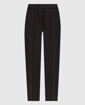 Peserico Brown wool pants P0457202660