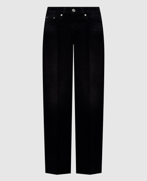 Victoria Beckham Black jeans with a worn effect 1326DJE007322A