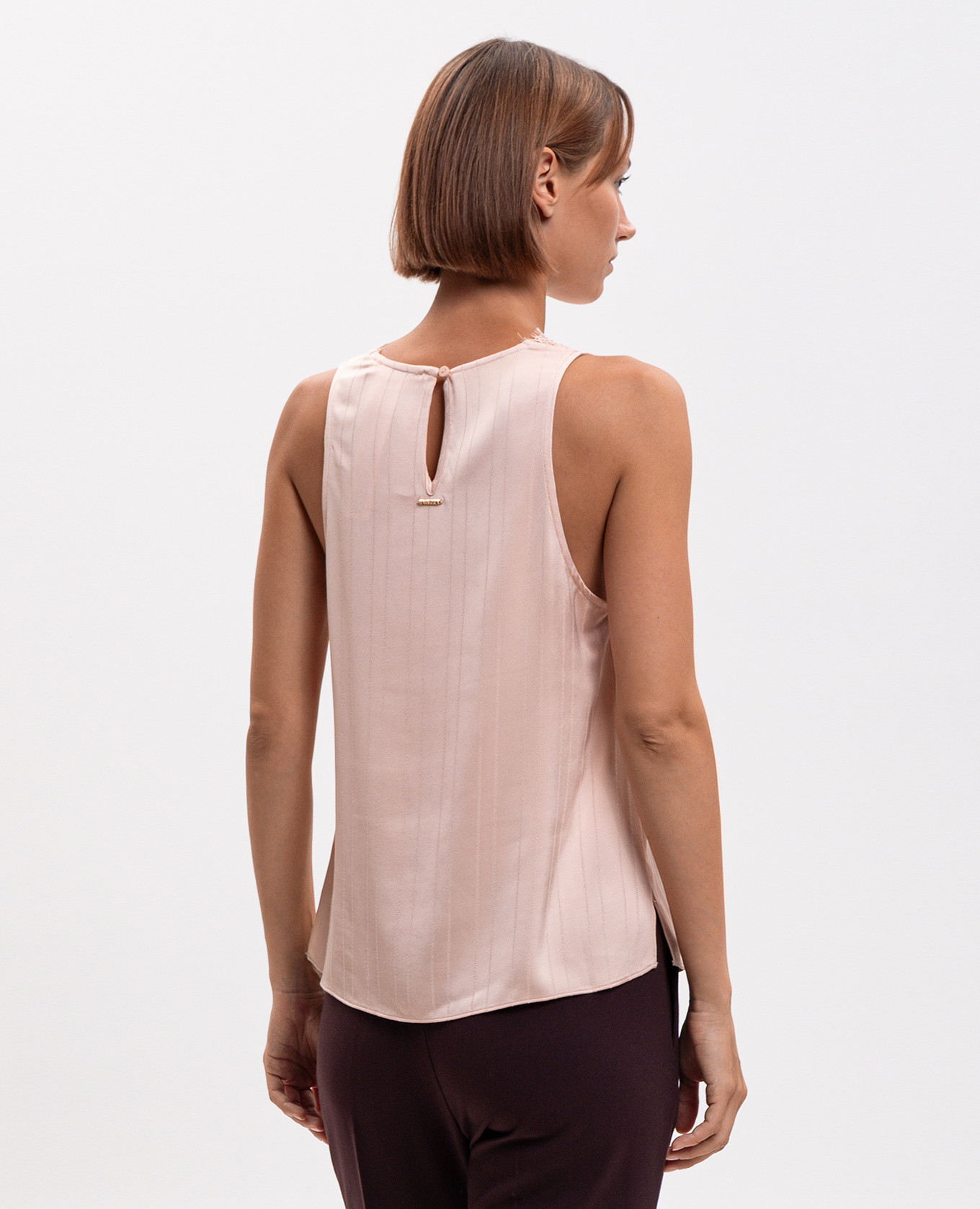 Pink top with lace Twinset 4