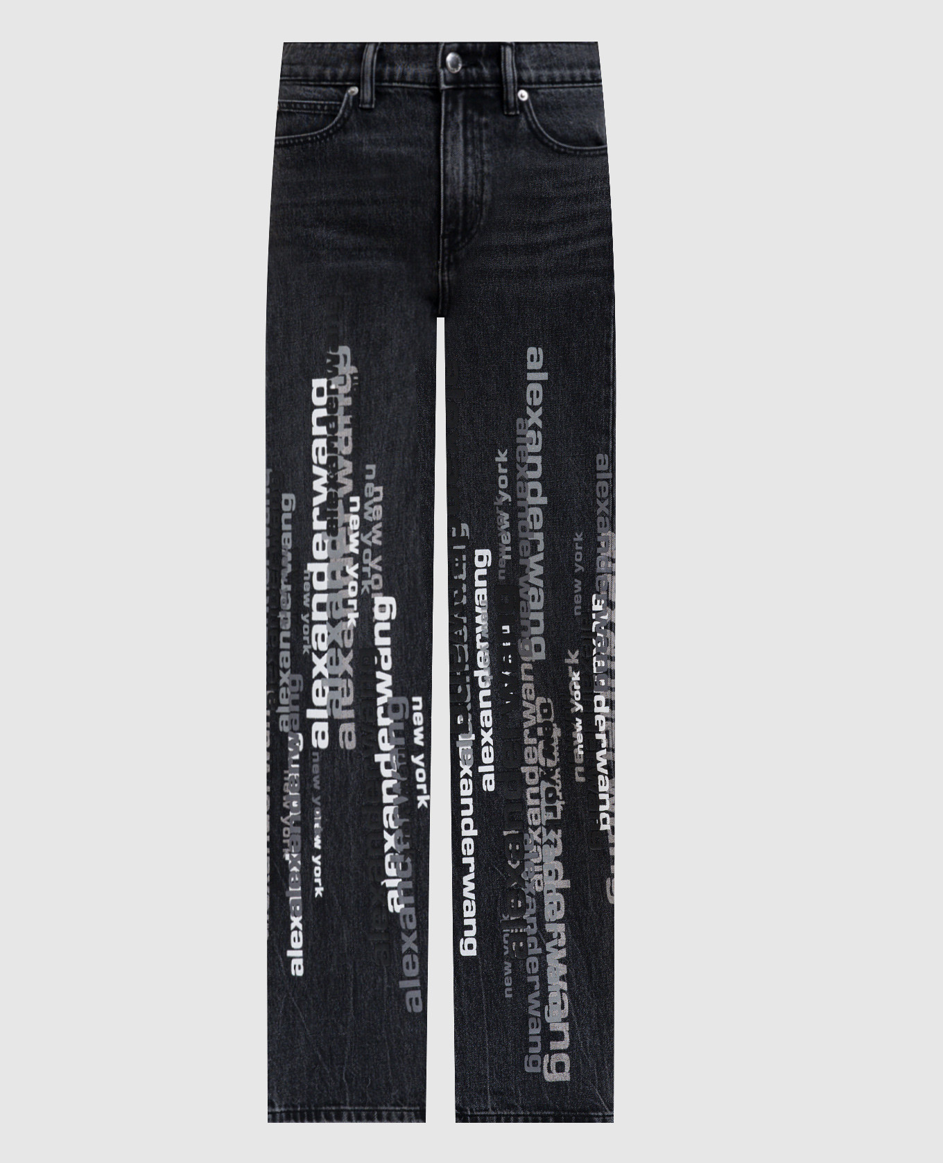 

Grey jeans with logo Alexander Wang