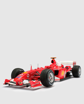Amalgam Red souvenir in the shape of a Ferrari F2004 car M6050