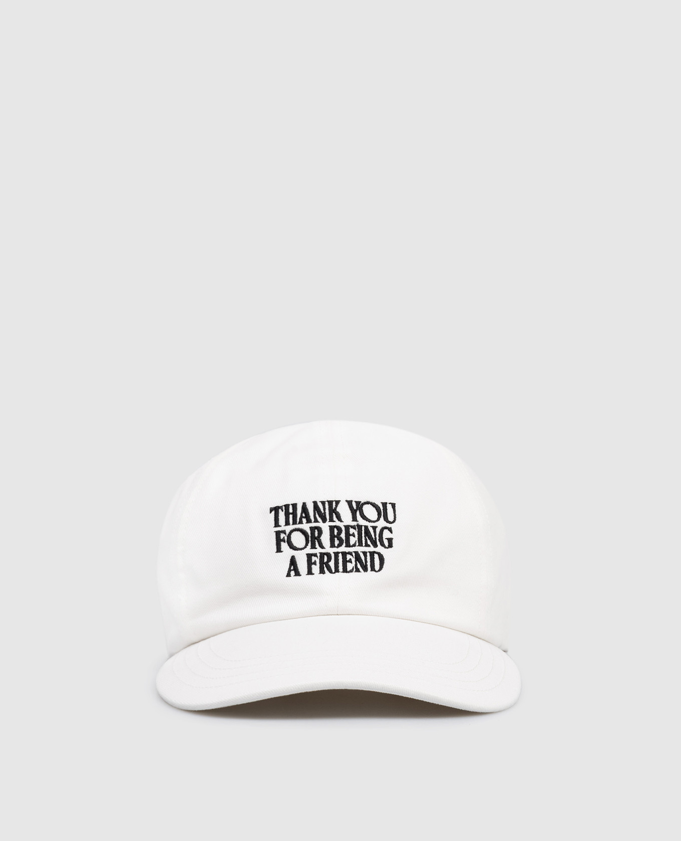 

White cap with embroidered inscription Ami Paris