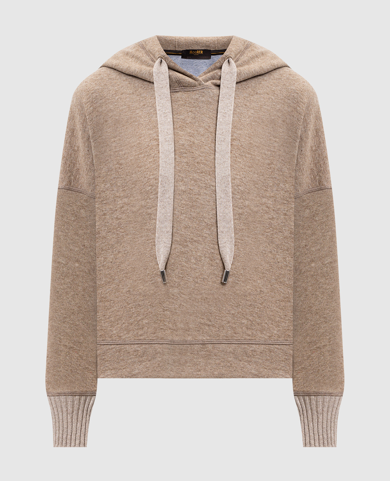 

Brown DAMLA cashmere hoodie MooRER