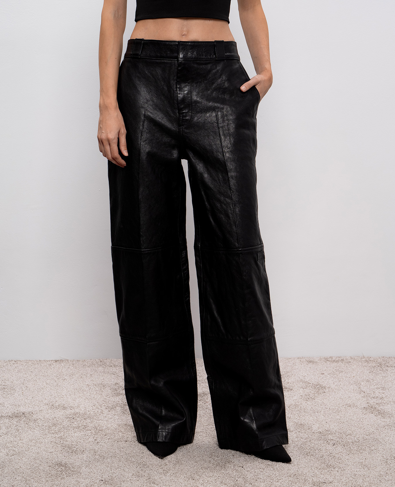 Black leather pants Alexander Wang 3