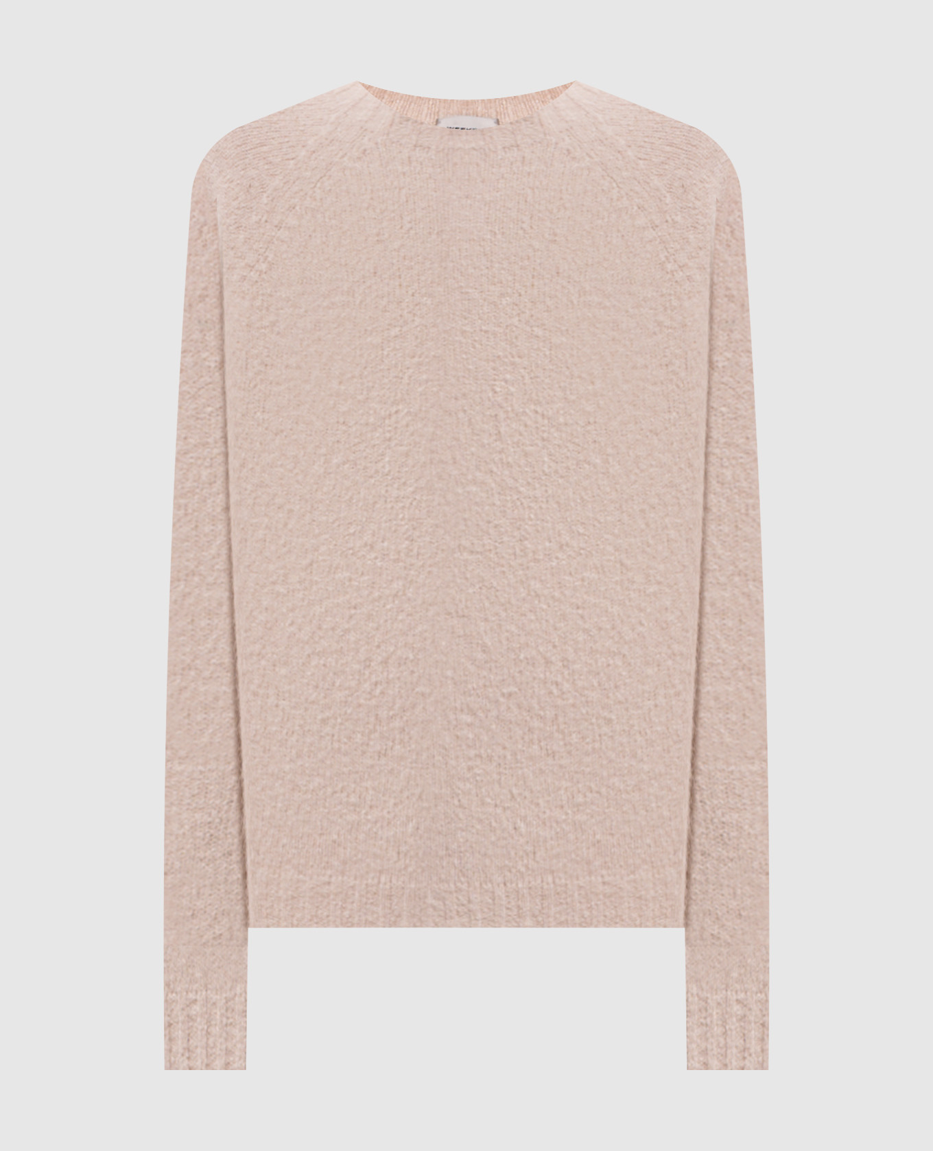 Beige GHIACCI alpaca wool sweater