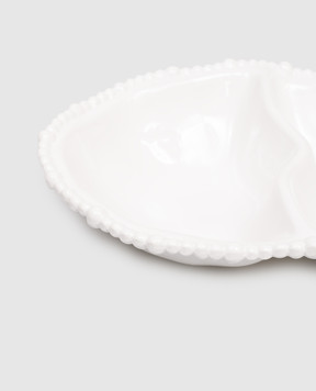 Baci Milano Pearl White Snack Tray CONDCOL01