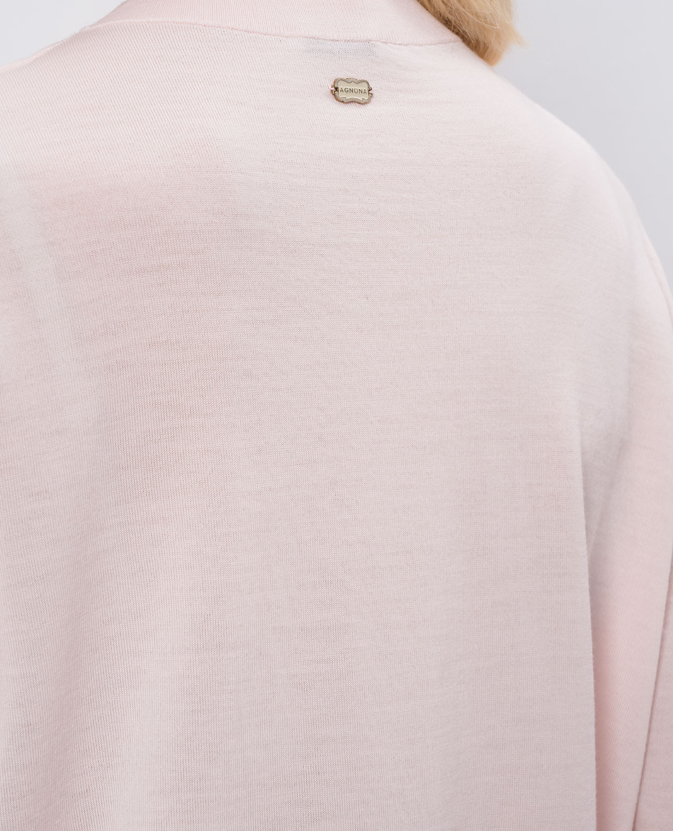 Pink wool jumper Agnona 5
