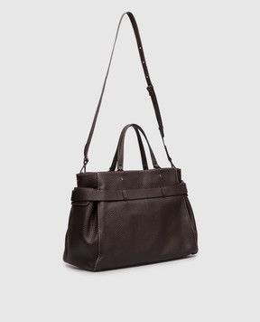 Gianni Chiarini Miranda brown leather tote bag BS11887RNGFRSH