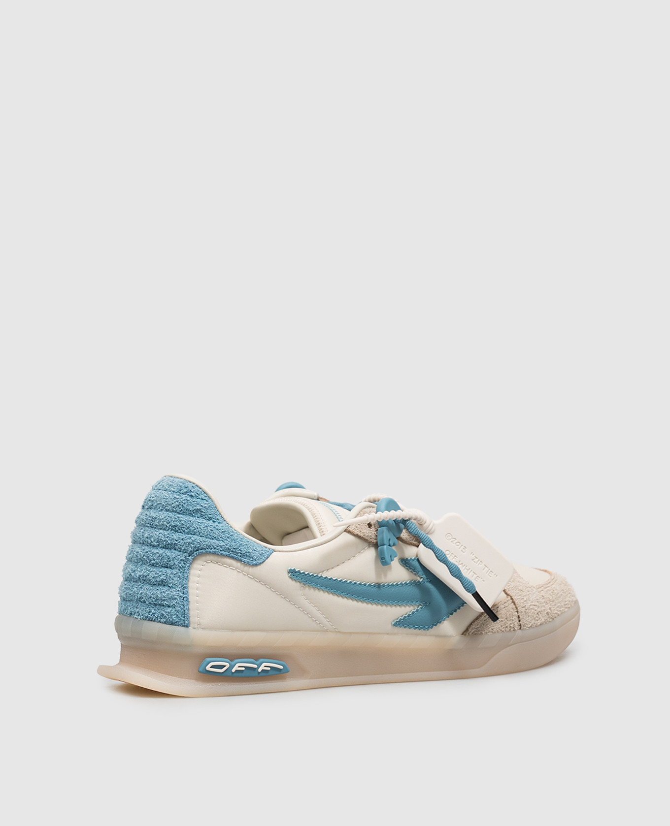 Beige combination sneakers End Of Play Off-White 3
